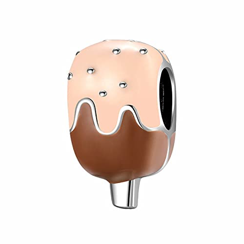 Argent sterling rose étincelant CZ fit bracelets breloques pour fabrication de bijoux PC0552