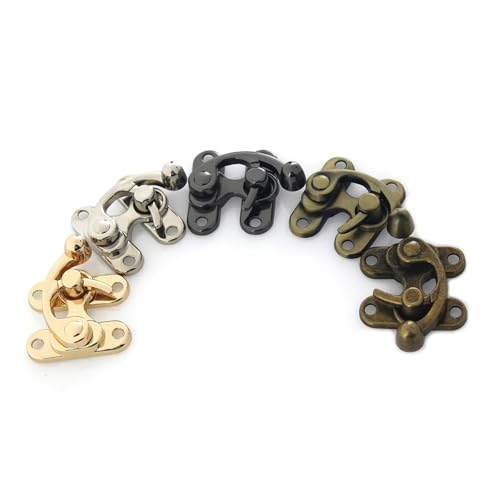 Boucle de verrouillage en métal bronze clair style haute finition - 7
