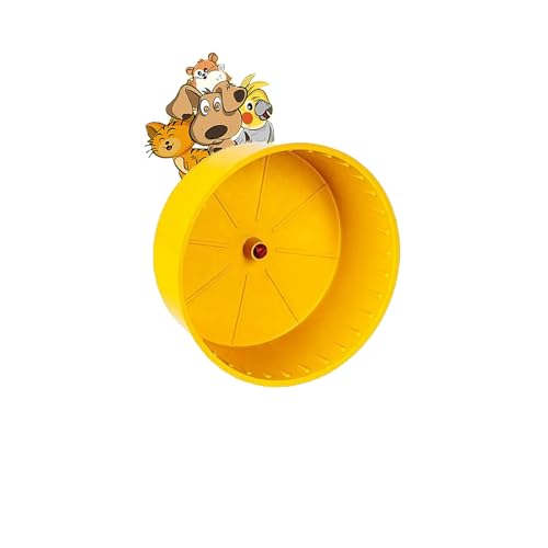 Rodinha Plástica Para Hamster Amarela Pet Roe Jel Plast