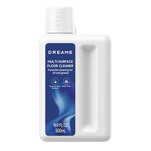 DREAME Solution Détergente Multisurfaces Originale, Liquide pour Sols contre l’Huile et la Graisse, pour Aspirateur Laveur H15 Pro Heat, Flacon de 500 ml