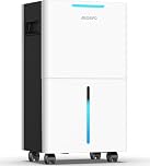AIUSEVO 21 Pint Dehumidifier with Drain Hose for 1500 Sq.Ft Basement & Large Room, Intelligent Humidity Control (3 Modes, 24H Timer), Auto Defrost for Home, Bedroom & RV