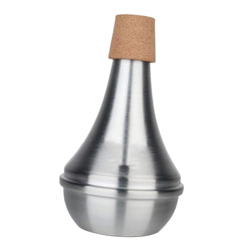 CIMAXIC Practice Mute for Trumpet Trombone Metal Trumpet Mute Softwood Lightweight Design