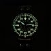 WARTIME | WW2 Military Watch Luftwaffe Black Edition – Vintage Pilot Watch with Swiss-Made Movement, Gun Black Steel Case, Superluminova Hands, Genuine Leather & two Straps, 10 ATM Water Resistant – WWII Collector’s Ammunition Box