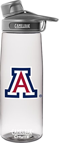 NCAA Arizona Wildcats Chute Collegiate, 0.75 L, Clear