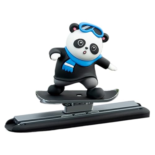 KIEUIENK Car Dashboard Decorations, Car Skateboard Bear Decoration, Cute...
