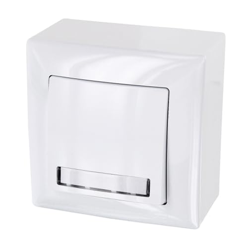 Aufputzrahmen, Schalterprogramm G1, Serie G1 reinweiß