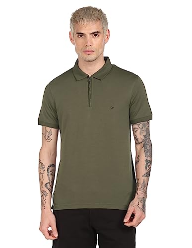 Image of Tommy Hilfiger Men Slim Fit T-Shirt Olive