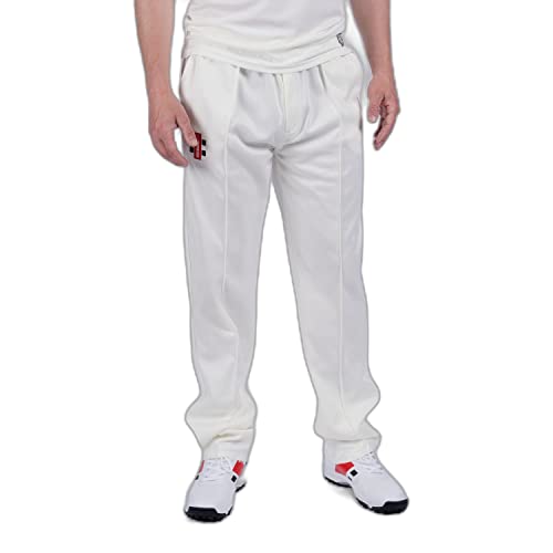Nicolls Matrix V2 Junior Cricket Trousers (2023) - Age 11-12, White