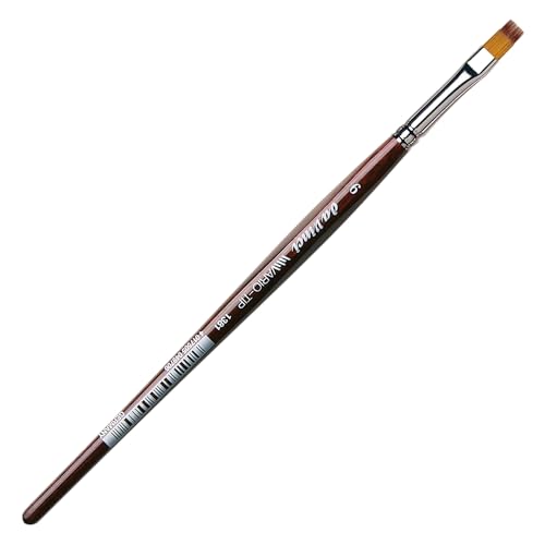 Image of da Vinci Watercolor Series 1381 VarioTip Paint Brush, Flat Synthetic, Size 6 (1381-06)