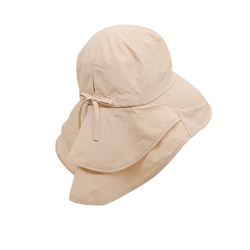 Chapeaux-de-Soleil-a-Large-Bord-en-Coton-pour-Femmes-Protection-Solaire-Respirant-UPF50-UV-Packable-Beach-Hat-Summer-Bucket-Cap-for-Travel