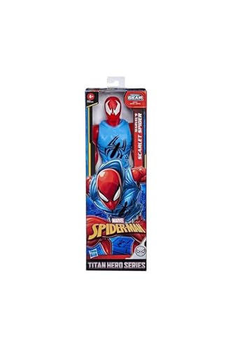 Spider-Man Figura de acción Titan del Personaje Scarlet Spider (Hasbro E85215X0)