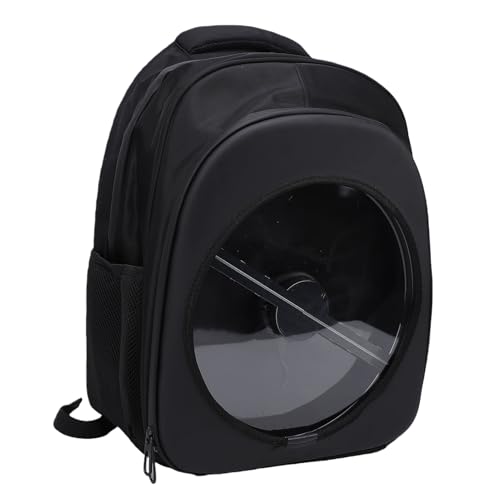 Garsent Bolsa de Ventilador con Holograma 3D, Mochila con Proyector de Ventilador Holográfico, Proyector de Holograma 3D, Pantalla Publicitaria LED HD con Aplicación, Control Remoto para