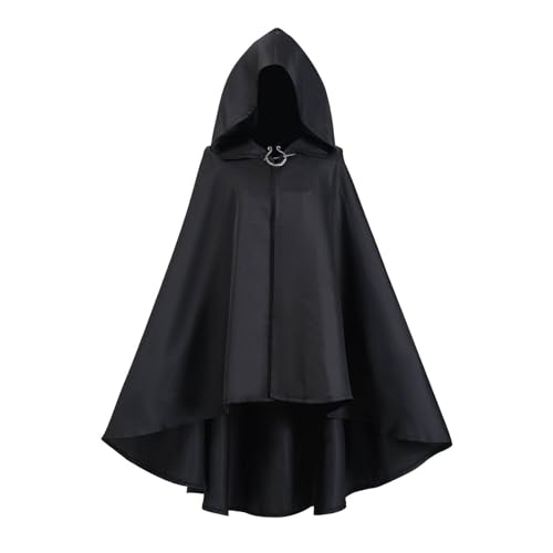 Capa medieval con capucha ajustable estilo gótico victoriano para halloween