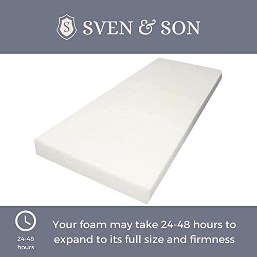 Sven & Son Upholstery Foam Sheet For Cushions, Crafts, And Home Applications Made In Usa 36 Ild (5 X 25 X 80) #TOP4