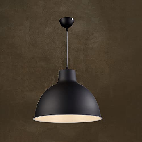 Finition noire lampes suspendues rondes pour bureau et centre commercial moderne