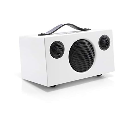 Audio Pro Altavoz Bluetooth Inalámbrico Portátil Multiroom Potente - Pequeño Speaker AUX 3,5mm - Carga USB - Sonido Apple Lossless, MP3 y FLAC - Batería hasta 30h Addon T3+ - Blanco