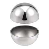 Parts For Machine 38 Mm Dia 304 Stainless Steel Hollow Cap Ball For Handrail Stair Newel Post 2pcs (#CN-310724-02686)