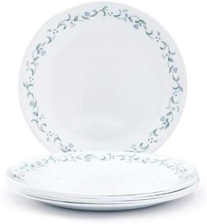 Corelle Country Cottage Glass Dinner Plate Pack of 6, 26CM, Multicolor