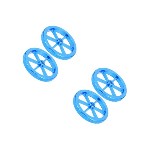 JECOMPRIS 4pcs Aluminum Hand Leveling Nut for Printer Hand Twists Leveling Screw Nut Bed Leveler for Printing Accessorie