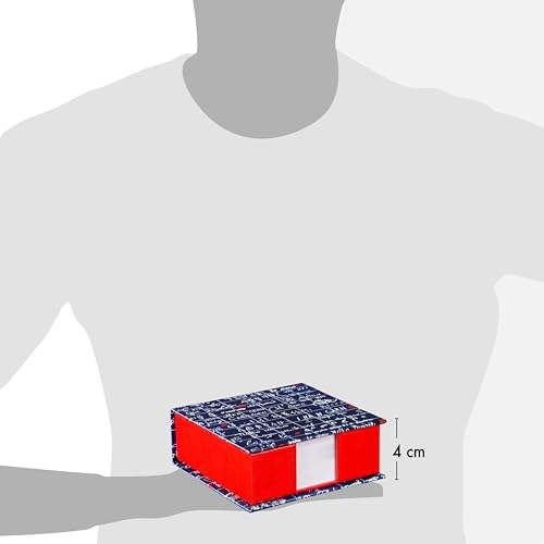 Clairefontaine 116324C - Le Mur des Je t’aime, Bloc cube 11x11x4cm contenant 300 feuillets unis 9,8x9,8 cm