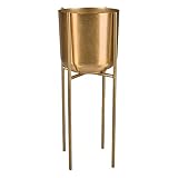 CREATE! by OBI Pflanztopf Safari Lodge Metall Ø 15 cm Gold