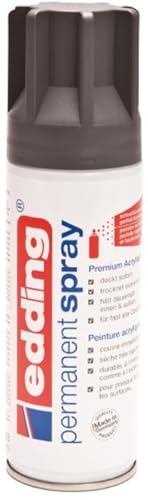 Edding Acryl Permanentspray anthrazit seidenmatt 200 ml Aerosol Sprayfarbe