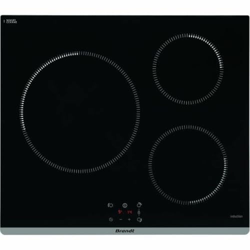 Plaque de cuisson induction BRANDT 3 zones L60 cm TI364B - vue 5