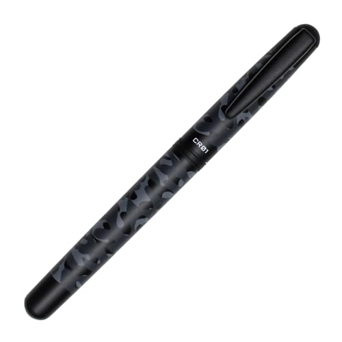 Image of OHTO CR01 Ceramic Roller Pen Camouflage Black with 0.7mm Blue Ink,Refillable Smooth Writing Pen with Ergonomic Grip, Durable Metal Body - Ideal for Professional & Students for Everyday [Without Box]