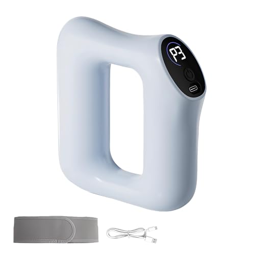 Glacier Blue - Masajeador para quemar peso, vibración de 8 velocidades, amasamiento profundo del tejido, diseño de bucle fascial, cinturón adelgazante, moldea todo el cuerpo, relajación muscular