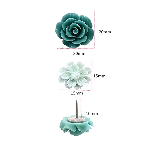 24Pcs Decorative Pushpins,Cork Board Tacks,Bulletin Board Tacks,Thumb Tack Decorative For Corkboard, Office Organization Or Home #TOP4