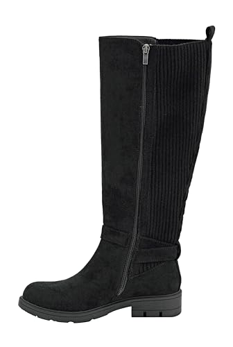 Corkys Footwear Women's Hay There 1.25-Inch Heeled Boot, With a Pull On Loop, Cushioned Insoles For All Day Wear, An Adjustable Ankle Buckle, And A Sock Top Back