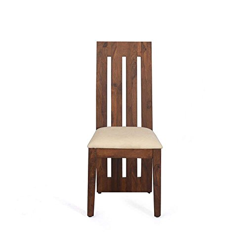 Image of Sheesham Solid Wood Six Seater Dining Table Set for Living Room | Teak Finish