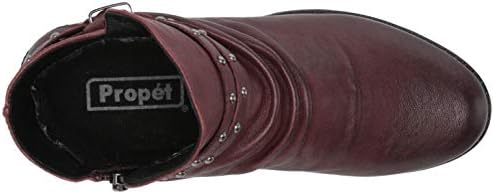 Propét Women's Roxie Bootie, Bordo, 6.5 X-Wide US | Image 4