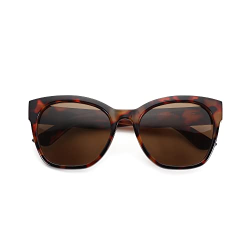 Image of ZENOTTIC Cat Eye Sunglasses Women: Polarized UV400 Oversized Retro Shades