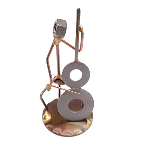 Cello Collectible Handmade Metal Art Figurine, Desk Accessories, Trophy, Orchestra, Office Décor, Musical Instrument