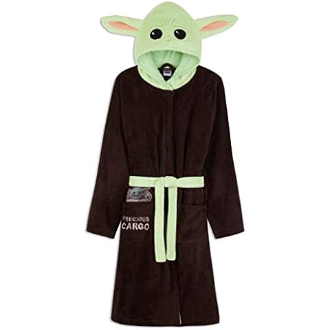 Mandalorian Baby Yoda Hooded Dressing Gown Cover