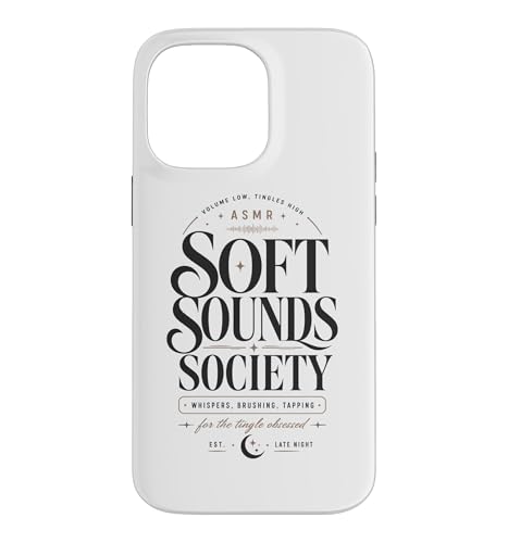 Soft Sounds Society ASMR Whispers �u���b�V���O�^�b�s���O �X�}�z�P�[�X iPhone 14 Pro Max �p