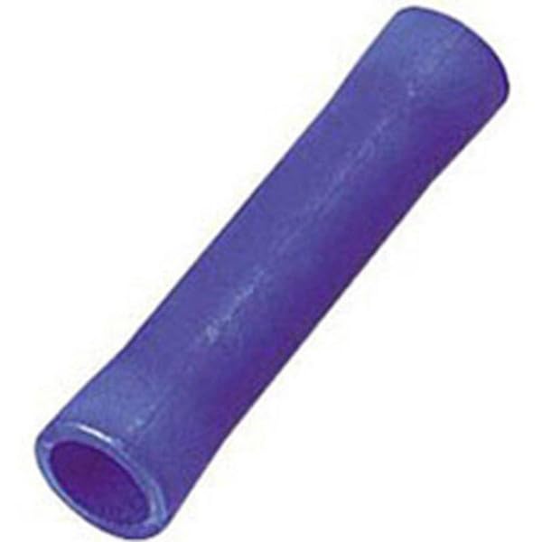 Sherco-Auto Vinyl Insulated Blue Butt Connector 6 Gauge - 10 Pack - Made in USA