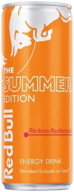 Red Bull Red Summer Edition Apricot Strawberry Drink 250 ml Pack of 12