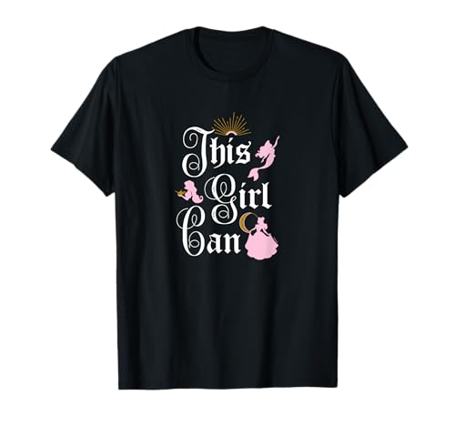 T-shirt Disney Princess This Girl Can célébrez la force et l'inspiration au féminin