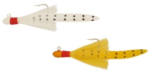 Snapklik.com : H&H Speck Tail Rig Fishing Lures Pre-Rigged Double Rig ...