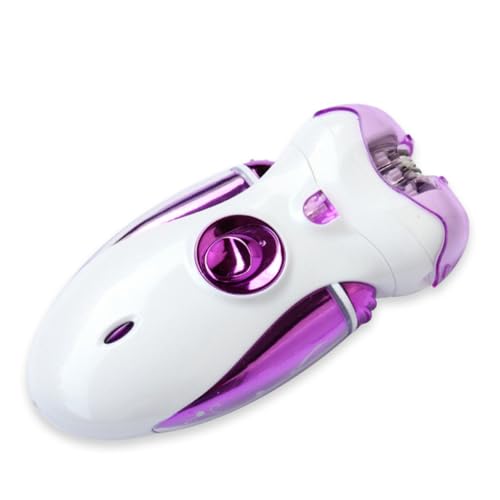 LOLIPPYY Depiladora Eléctrica Multifuncional 4 1 Recargable Inalámbrica Cuerpo Completo Mujer Uso Seco y Húmedo Con Cabezales Depilador, Removedor De Callos, Afeitador y Cortapelos