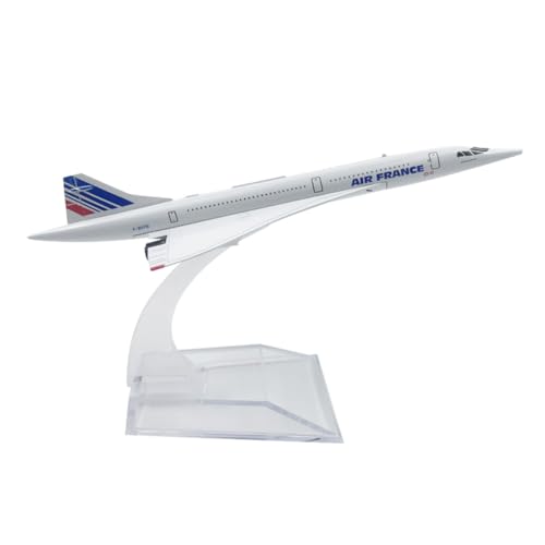 SUNSK Avion Modèle Alliage Échelle 1/400 Diecast Miniature Air France Concorde Collection Cadeau