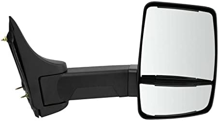 Zjwsrsst 1pc Left Driver Side Textured Black Power Non-Heated Operate - Foto 3