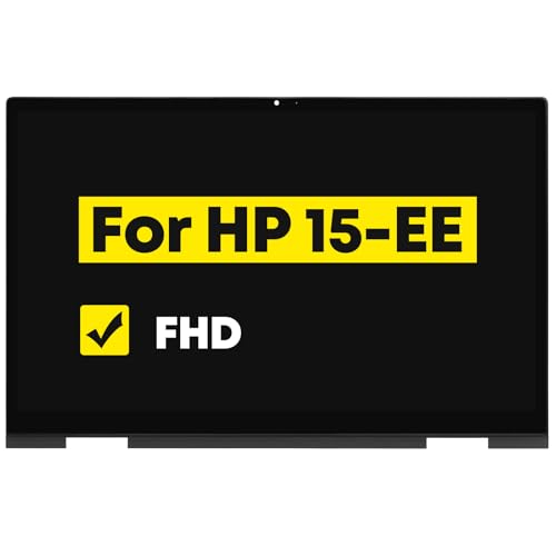 Image of 15.6 inch LCD Touch Screen Replacement Digitizer Assembly + Bezel for HP Envy X360 15-EE 15-EE1077NR 15-EE1083CL 15-ee1093cl 15M-EE0013DX 15M-EE0023DX L93183-001 L82481-441 B156HAN02.5 FHD 30Pins