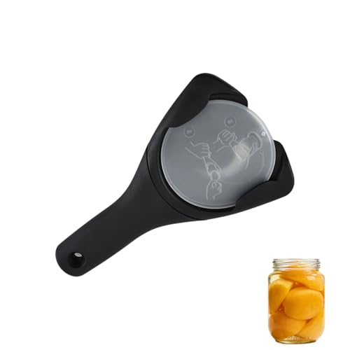 Effortless Multi-Use Jar Opener with Stabilizing Base Pad - Ideal for Seniors & Those with Arthritic Hands: Open Jars, Bottles & Lids Easily with Adjustable, Safe Grip - Dishwasher Safe Design