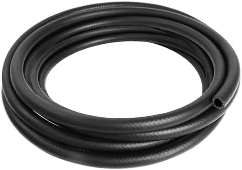 5/16 Inch (8mm) ID Fuel Line Hose, 20 FT 300PSI Push Lock NBR Rubber Hose for Automotive