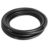 3/8 Inch (10mm) ID Fuel Line Hose, 10 FT 300PSI Push Lock NBR Rubber Hose for Automotive