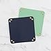 Kimberbell Snap Tray Blanks – 2-Pack of Embroidery Faux Leather Trays – Includes 1 Mint & 1 Navy – 8.25