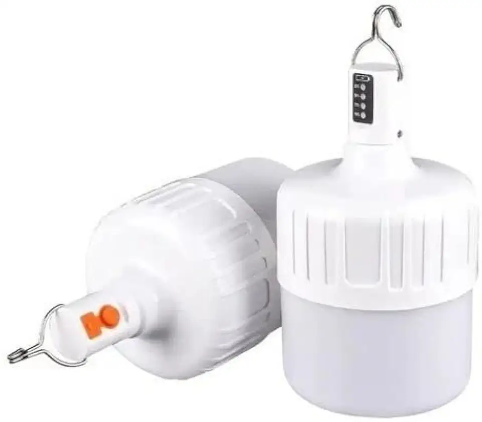 Luminária de Emergência, Recarregável, 40w Lampada Led, à Prova D'água, Alta Potência, Duração Contínua, 8h a 12h, 3 Modos de Iluminação, Carregamento USB, Kapbom,